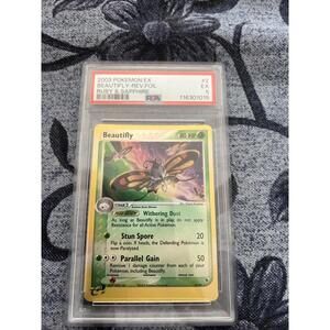 2003 Pokemon EX Ruby & Sapphire Beautifly - Holo 2/109 PSA 5